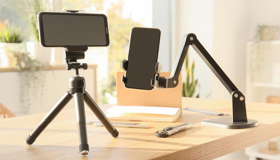 Telescoping Phone Tripod vs Desk-Clamp Phone Arm for Tutorials