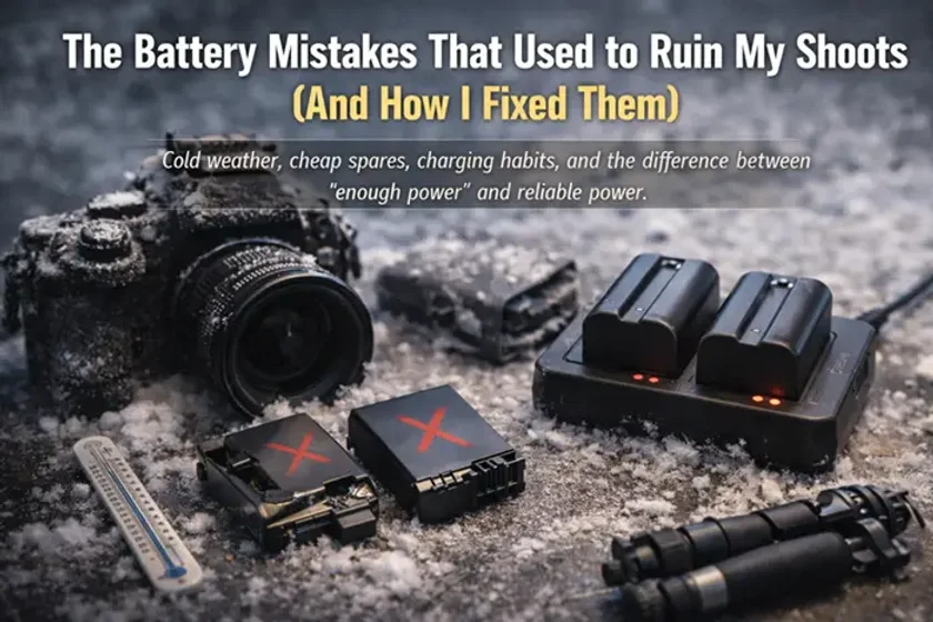 Camera Battery Ran Out The Battery Mistakes That Used to Ruin My Shoots (And How I Fixed Them)