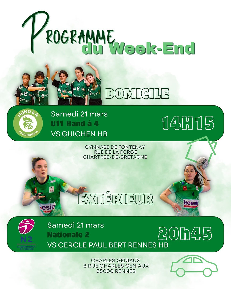 Matchs du 21 mars 2026