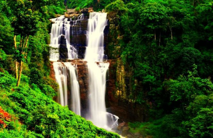 Ramboda Wasserfall Sri Lanka