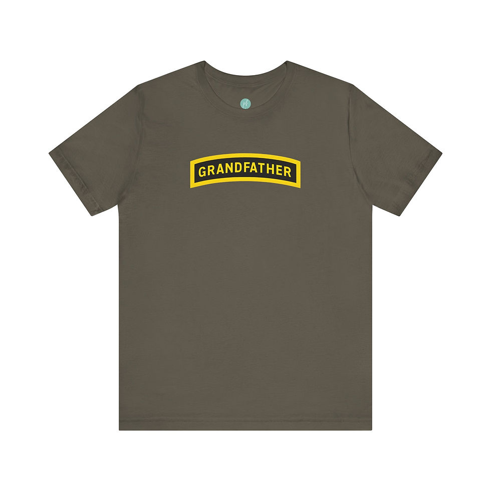 Dark green grandfather rank tee