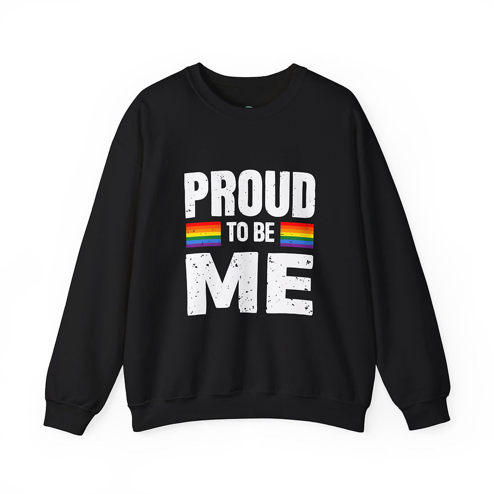 Black proud to be me sweatshirt 