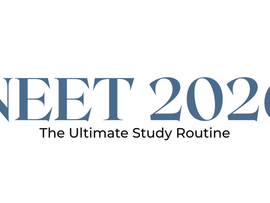 How to study for NEET 2026