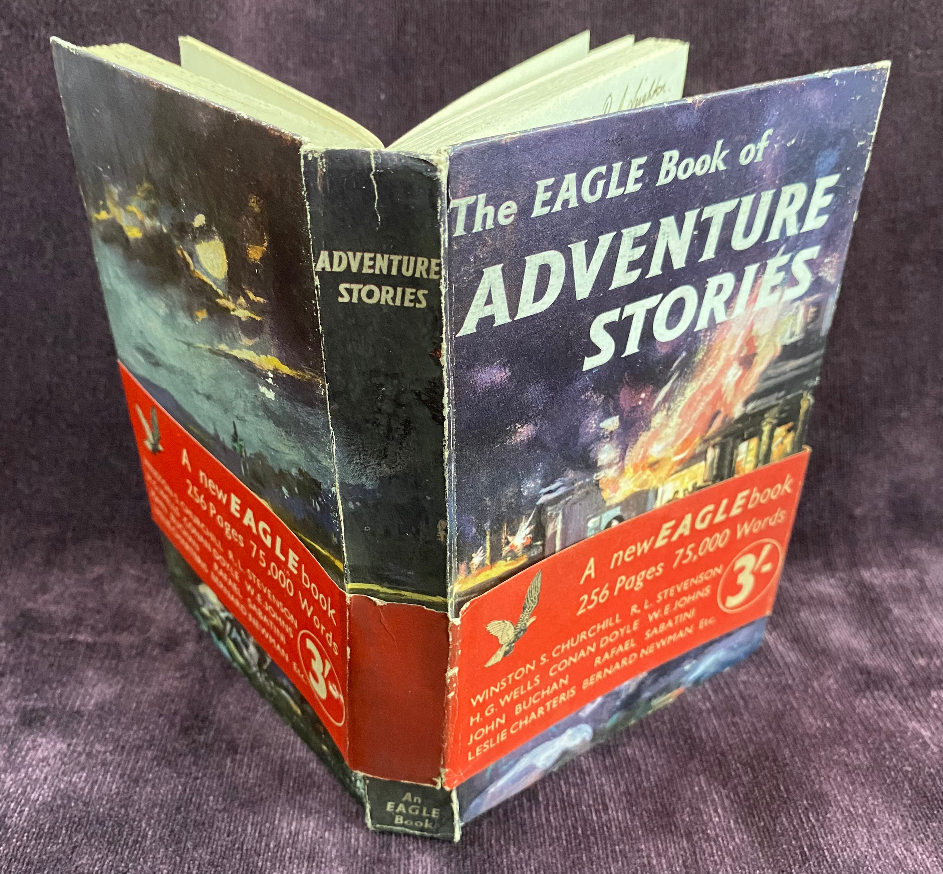 The Eagle Book of Adventure Stories inc W.E.Johns /H.G.Wells