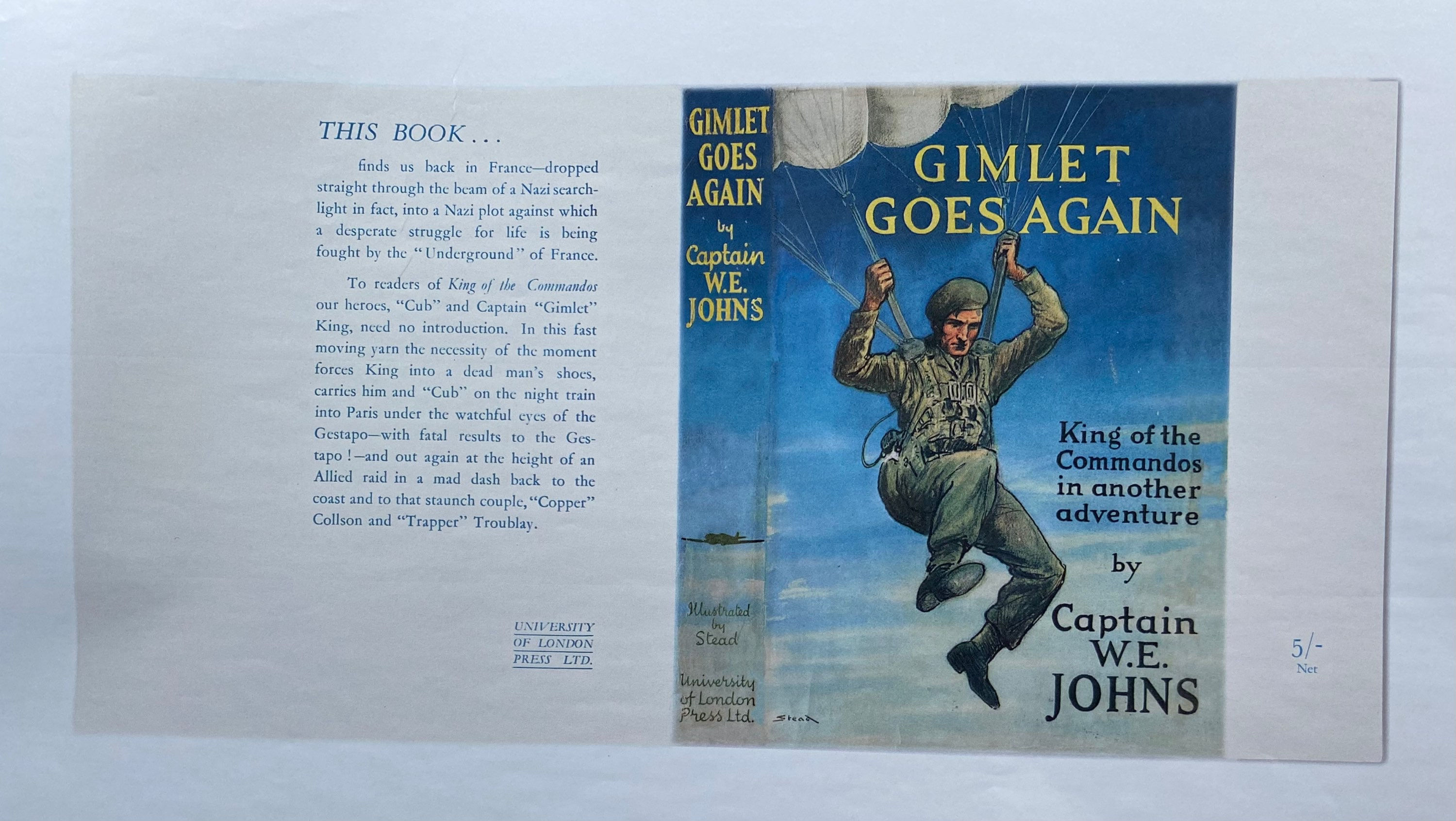 Gimlet Goes Again W E Johns