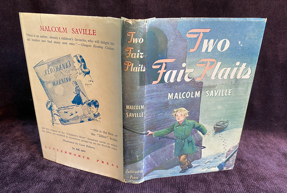 Two Fair Plaits. Malcolm Saville.