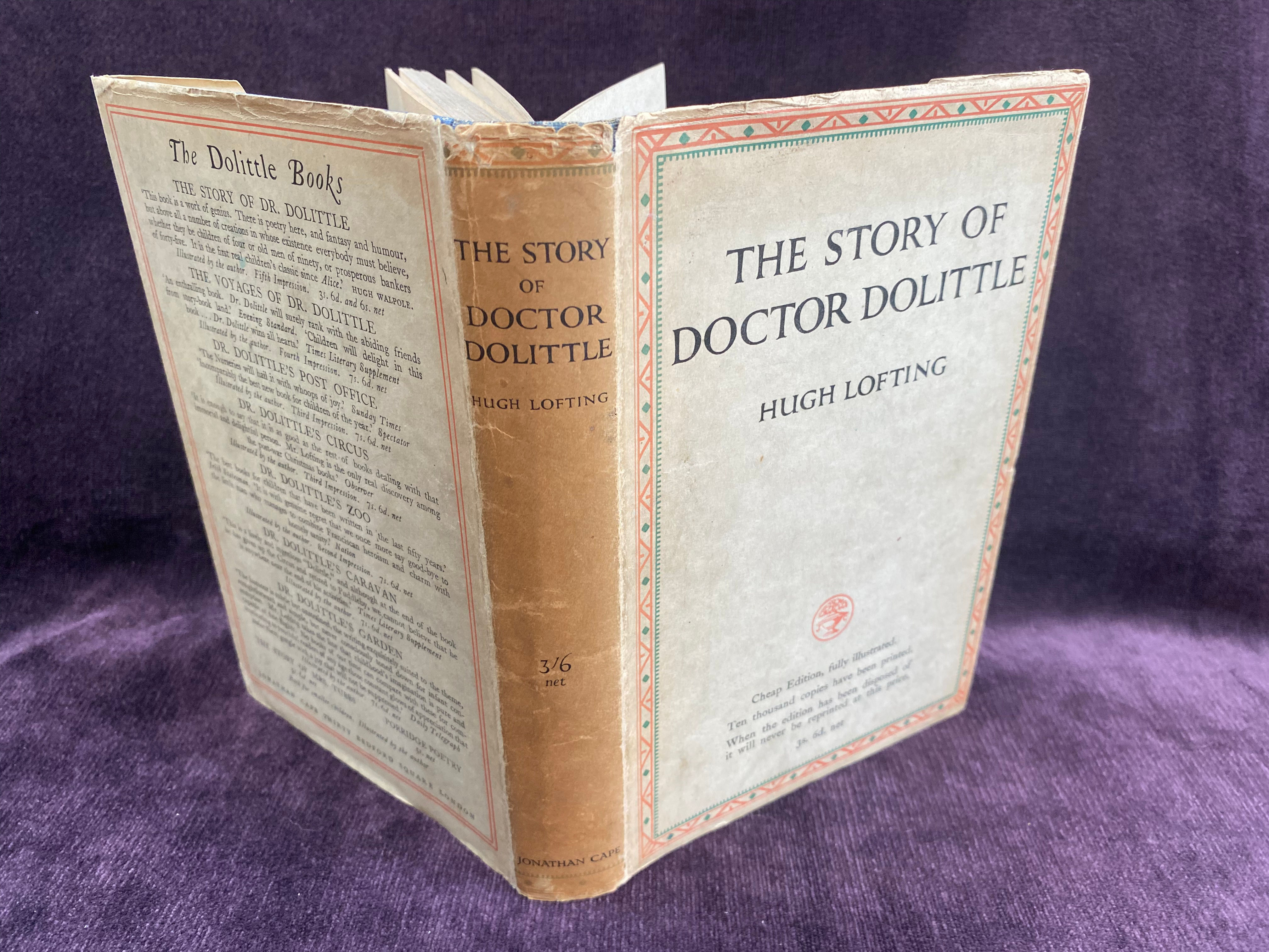 The Story of Doctor Dolittle. Hugh Lofting J. Cape