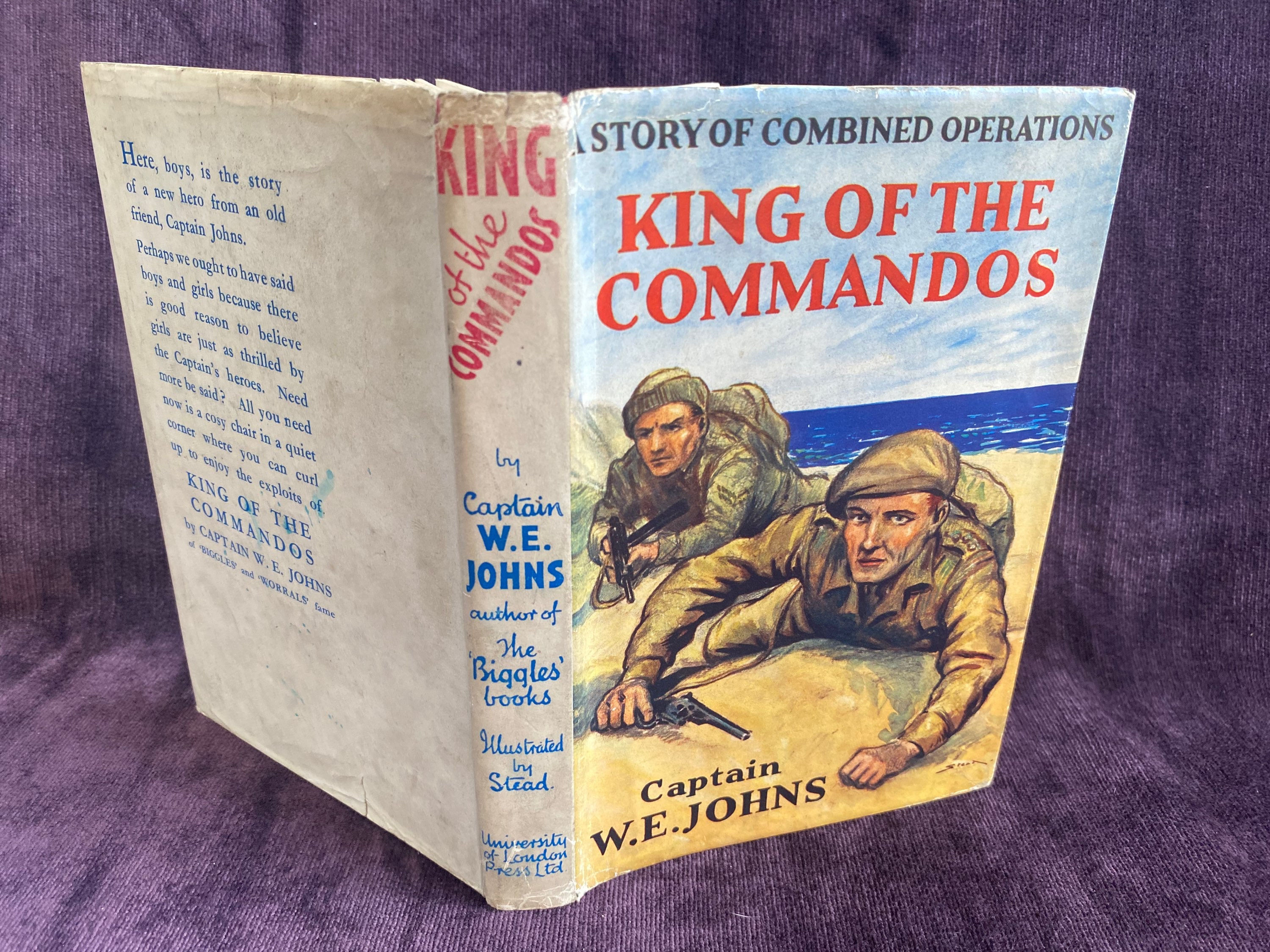 King of the Commandos W E Johns. SOLD