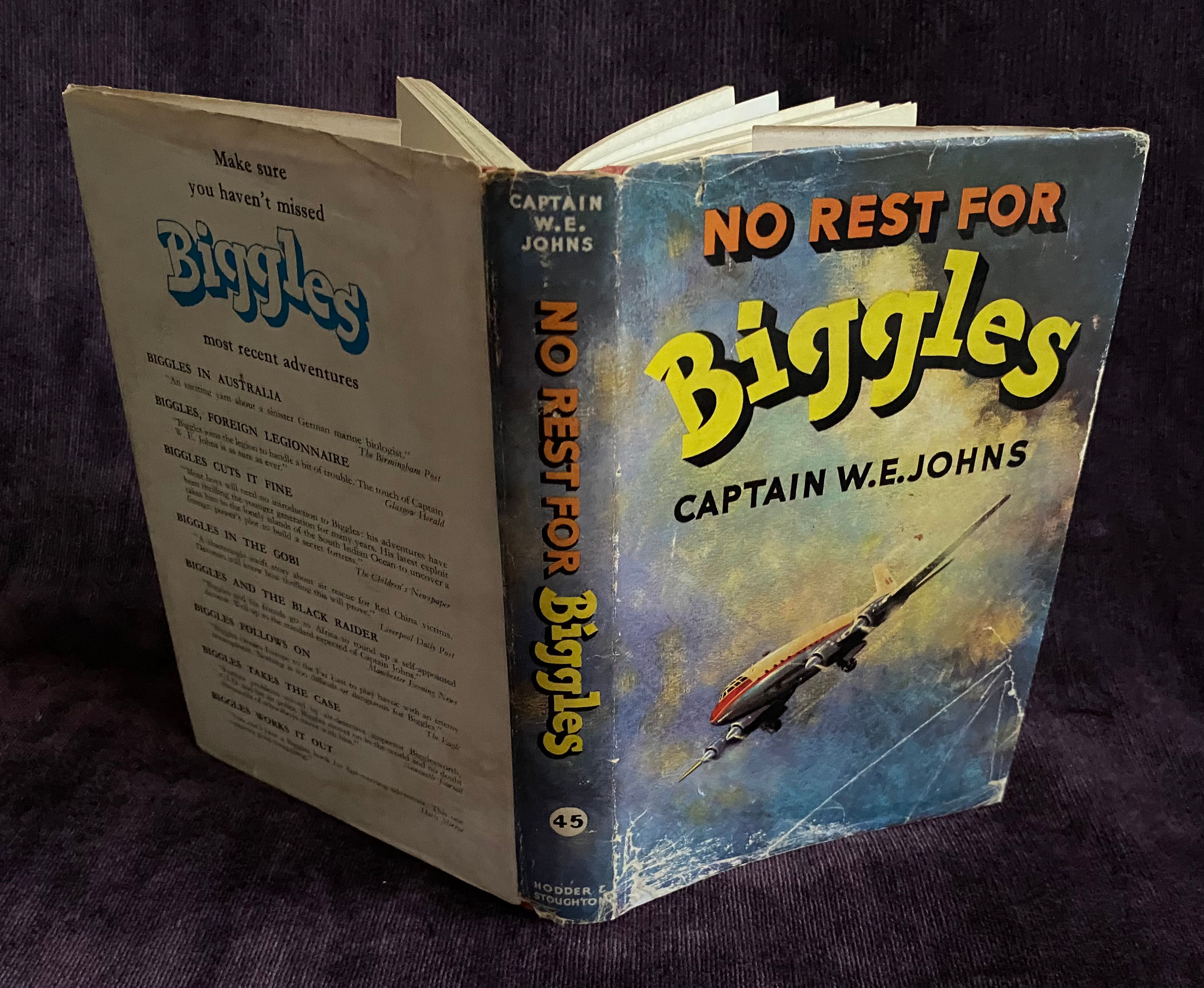 No Rest for Biggles. W. E .Johns