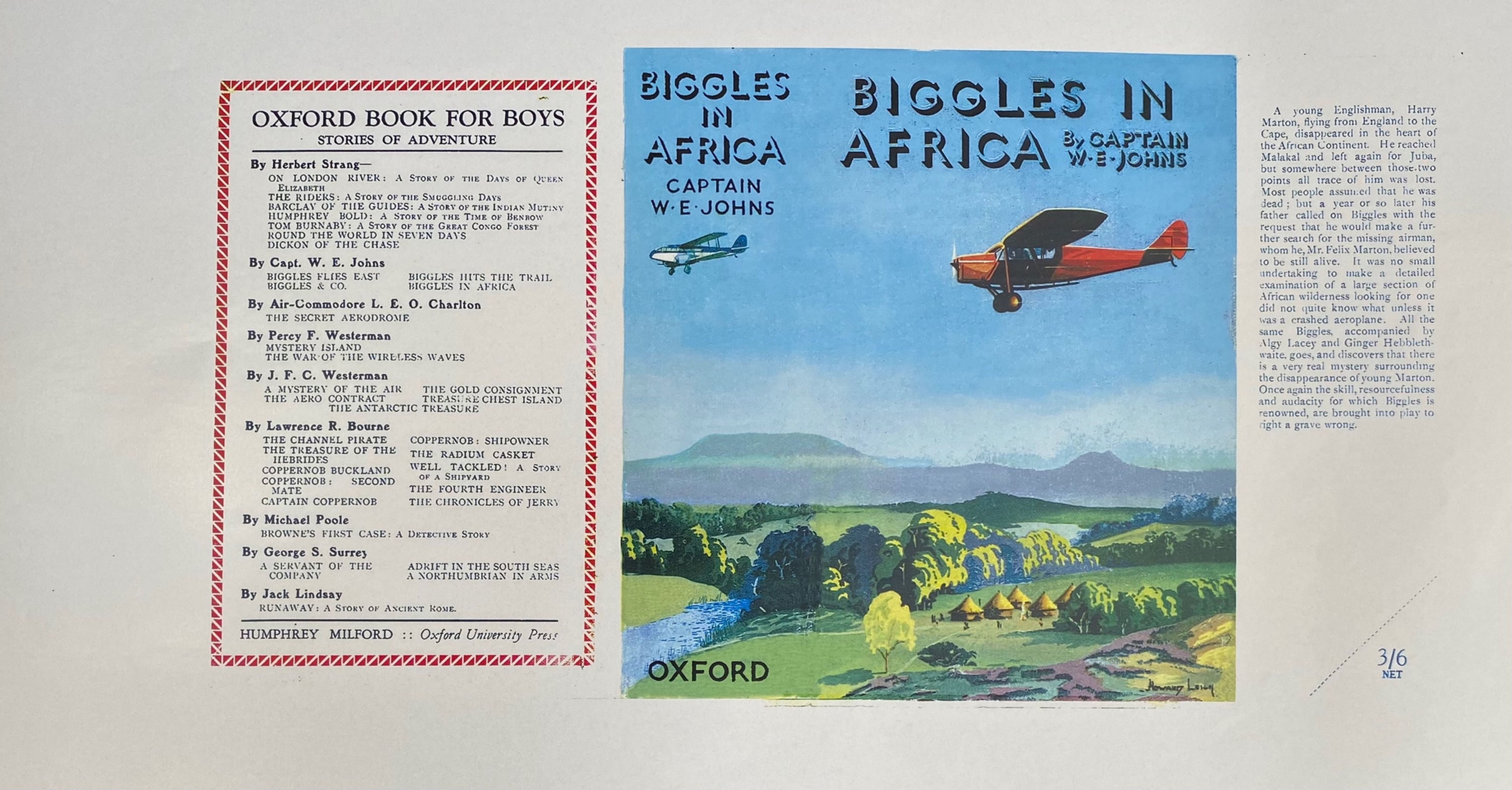 Biggles in Africa W E Johns