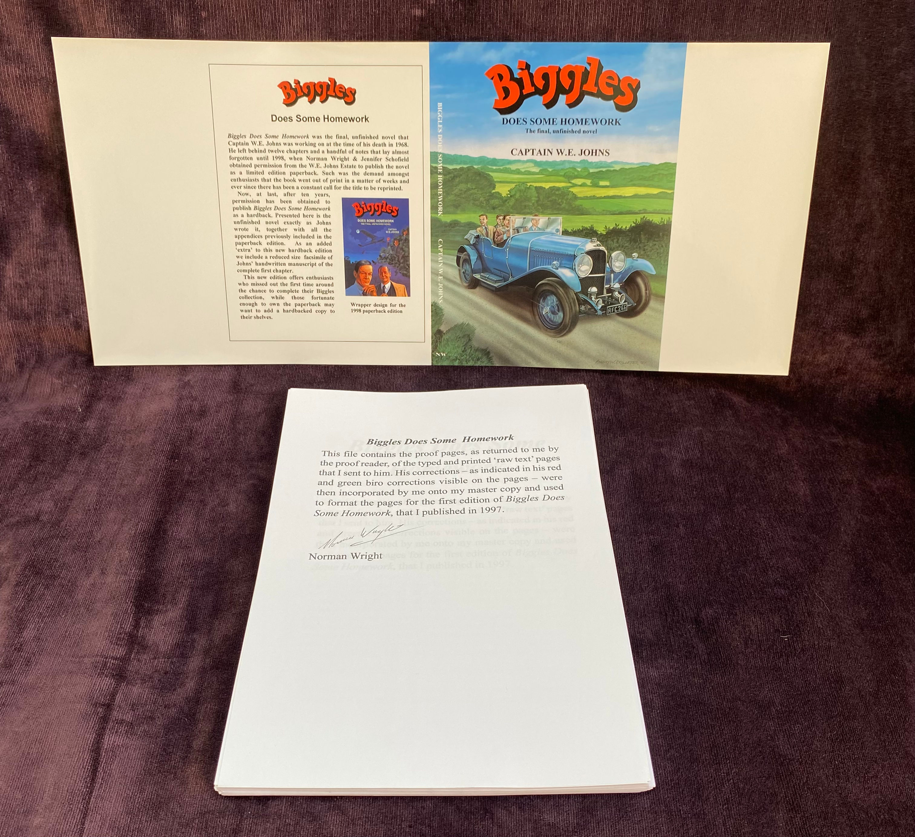Biggles Does Some Homework W.E.Johns . PHOTOCOPY 