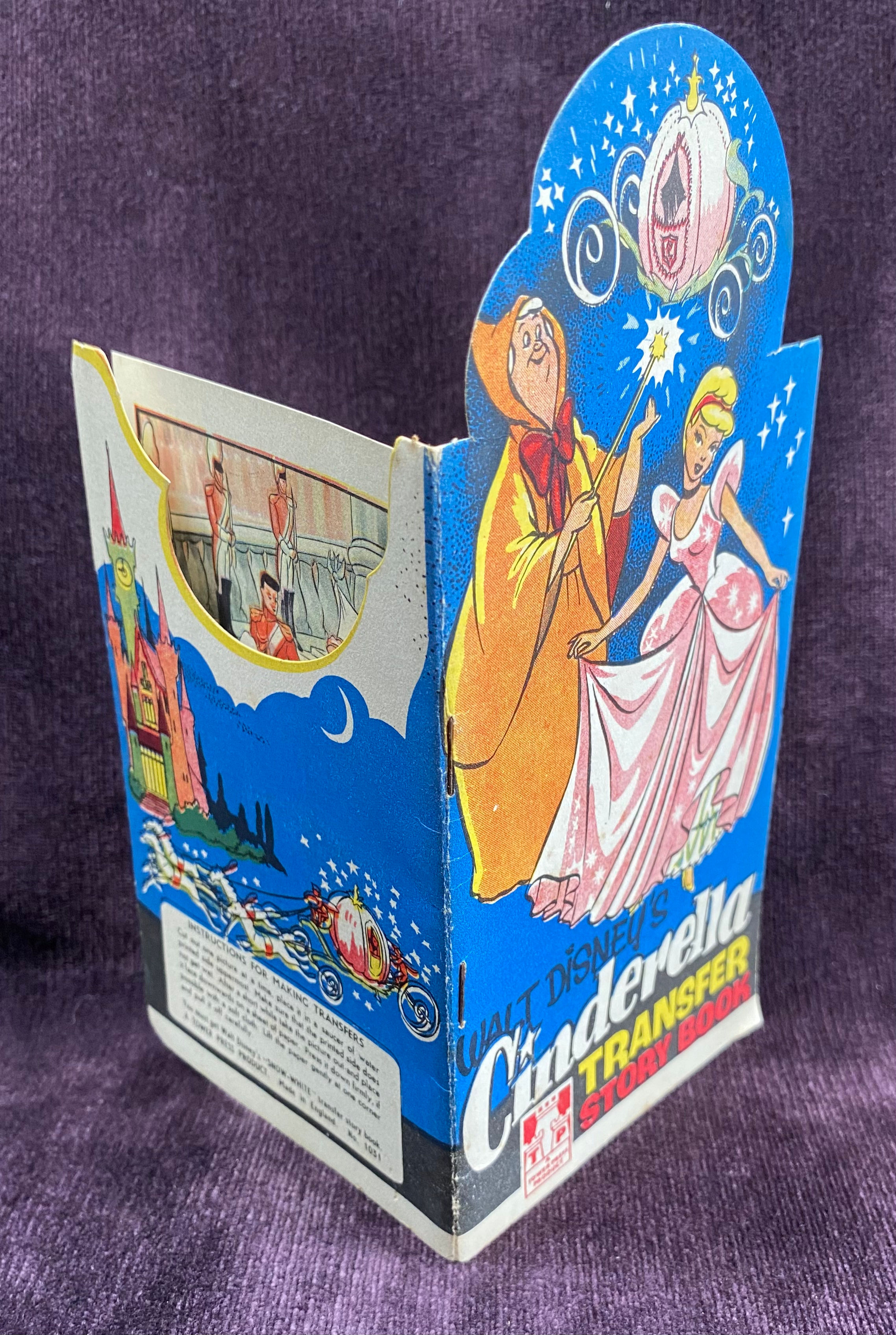 Walt Disney's Cinderella Transfer Story Book. 1031
