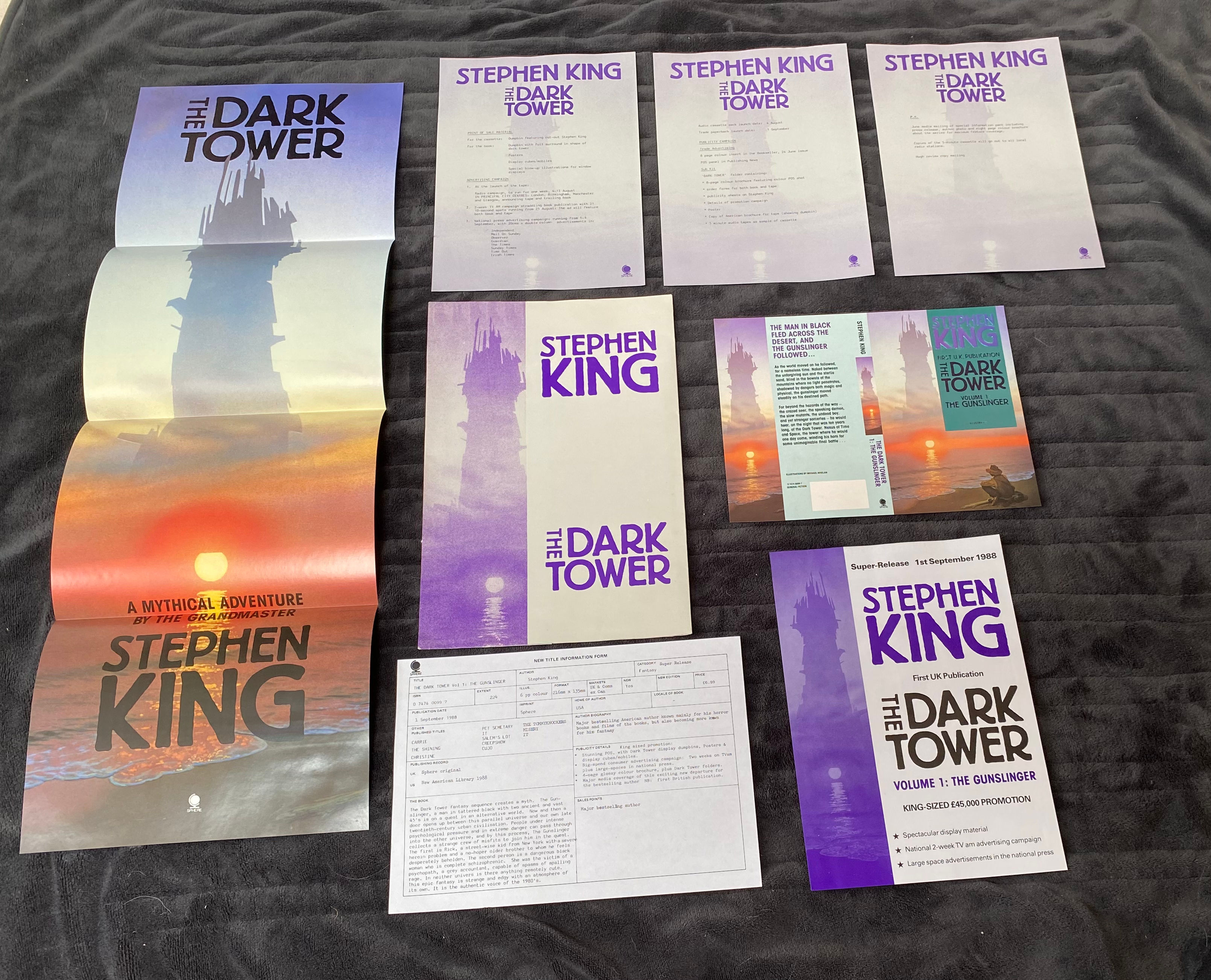 The Dark Tower Publicity Pack Stephen King