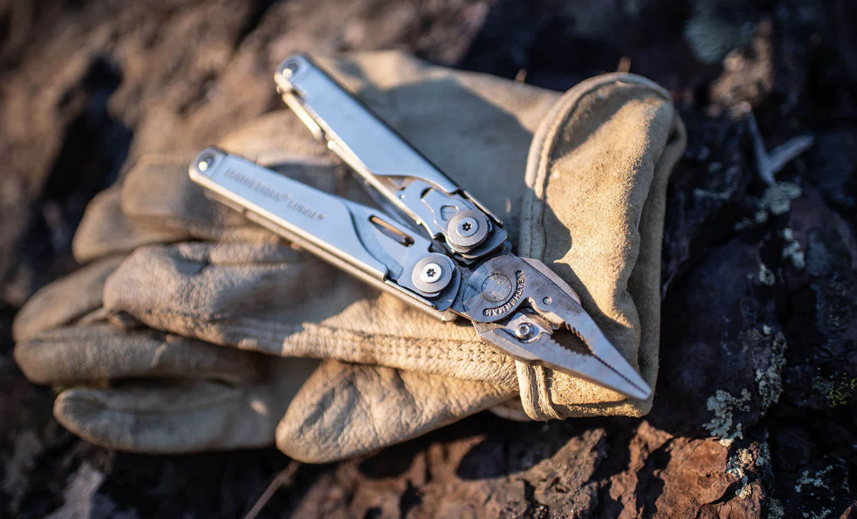 The Leatherman® Surge multi-tool outside
