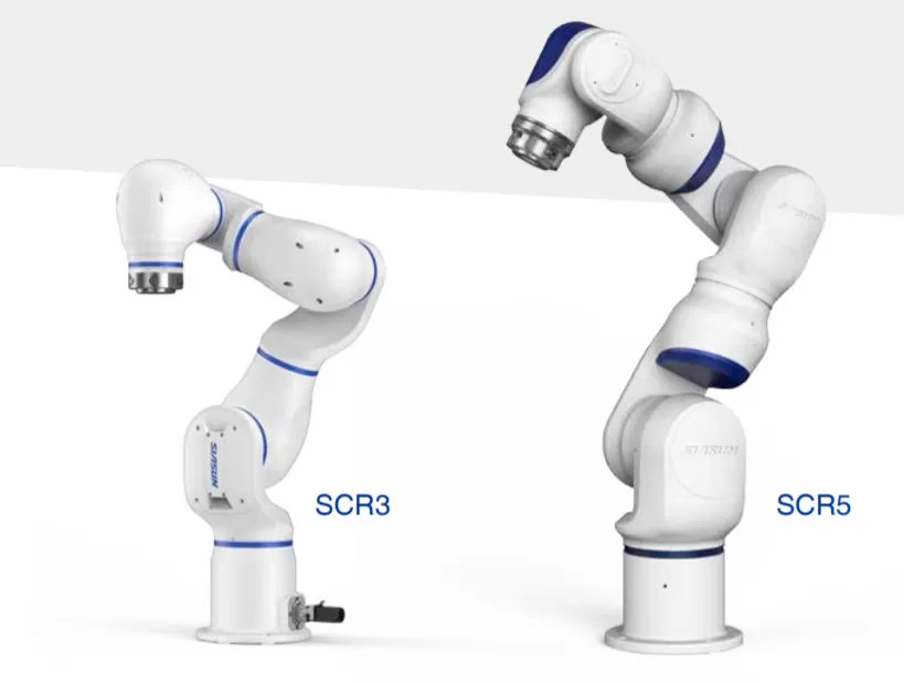 Robo Colaborativo SCR5, 5kg, 800mm, 0.02 mm, 7 eixos