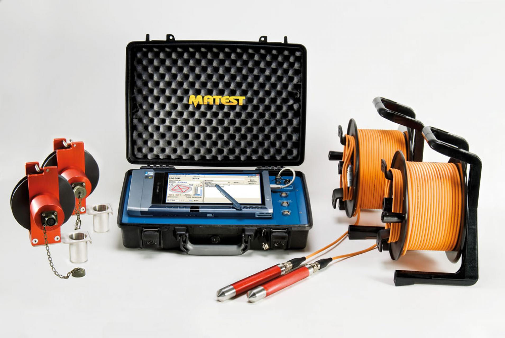 Matest - Cross Hole Ultrasonic System, DOIS canais, para fundações profundas