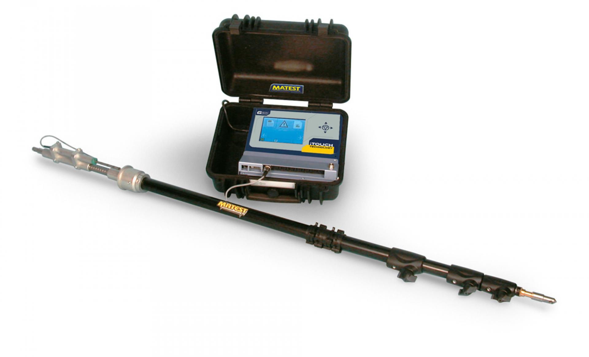 Matest Deflectômetro com transdutor de deslocamento tubular telescópico