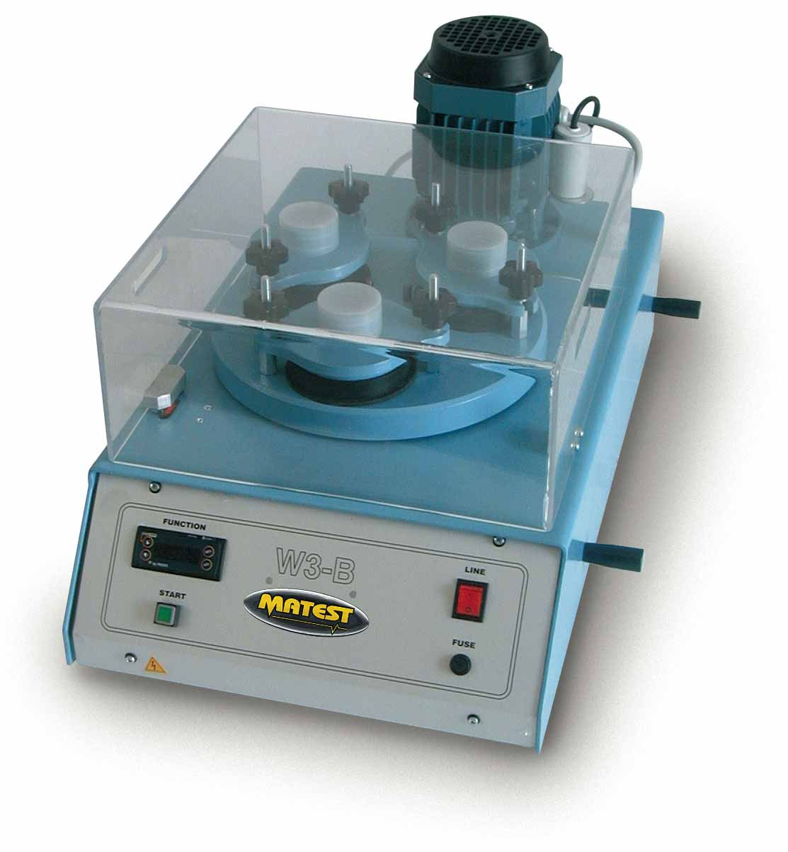 A109 - Matest Abrasímetro com 3 estações (Agregados-Rochas)