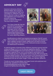 A group of photos at Jefferson City in Missouri on Advocacy Day.