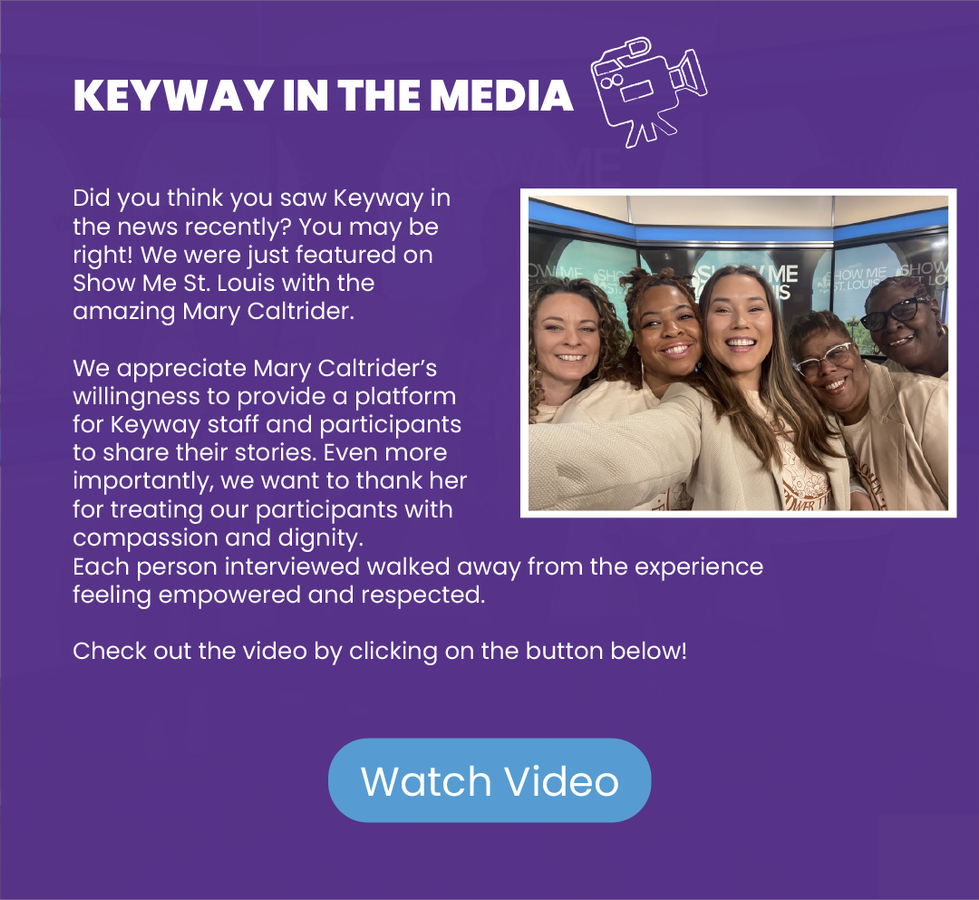 A grouip photo at kdsk in St. Louis for Keyway's directors.