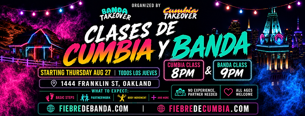 Cumbia & Banda Dance Classes in Oakland