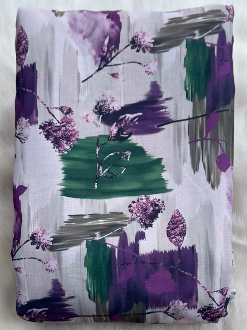 Thumbnail: Dreamer's Palette Silk-Viscose Blend: Soft Purple