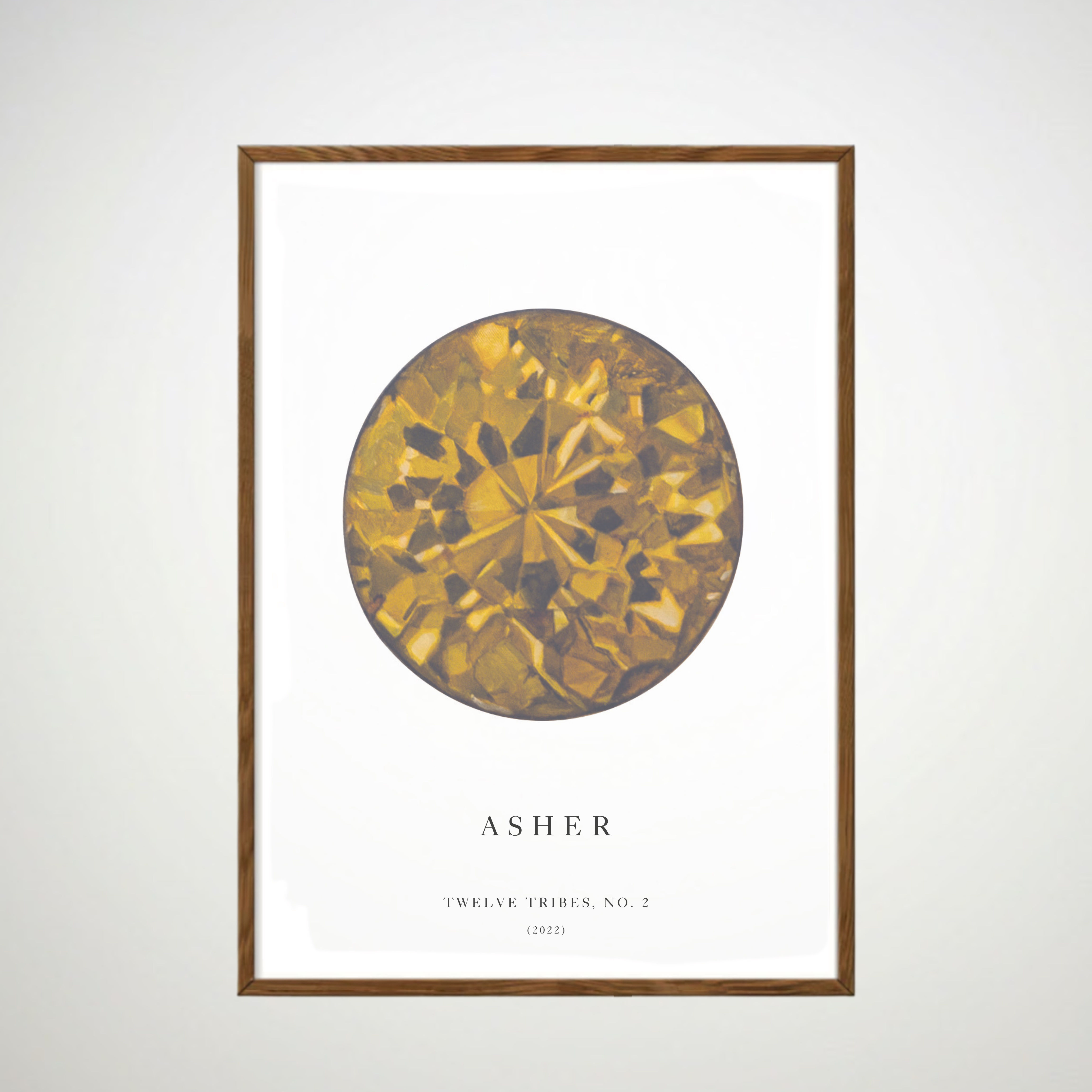 Poster Print: November Tribestone, Asher - Citrine