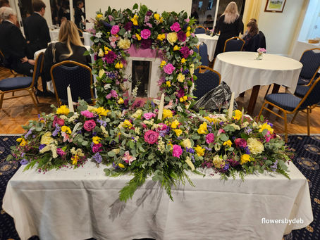 Want flowers for a cremation but concerned its a waste of money as nowhere to put them afterwards????