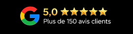 Badge Google _ 5,0 étoiles, plus de 150 avis.png