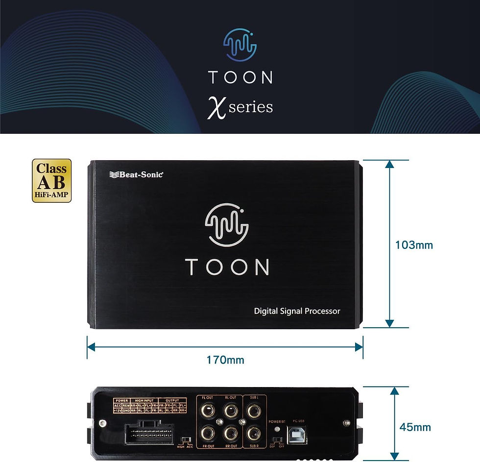 Thumbnail: Beat-Sonic DSP-H301 Toon X Digital Signal Processor (Honda)