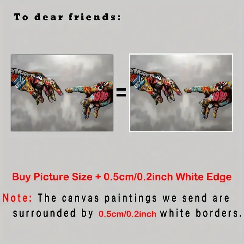 Thumbnail: Canvas Graffiti Wall Art - Modern Home Decoration
