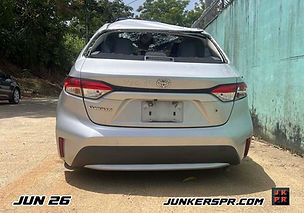 piezas de TOYOTA COROLLA 2021 en JUNKER BILO; recibido en JUN 26