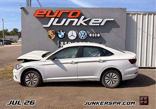 piezas de VOLKSWAGEN JETTA 2020 en EURO JUNKER; recibido en JUL 26