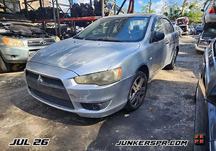 piezas de MITSUBISHI LANCER 2007 en JUNKER BAIROA; recibido en JUL 26