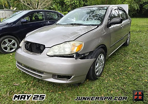 piezas de TOYOTA COROLLA 2005 en JUNKER RODRIGUEZ