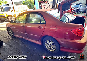 piezas de TOYOTA COROLLA 2004  en Junker Bairoa, Caguas; recibido en nov 2025