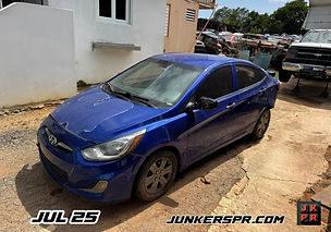 piezas de HYUNDAI ACCENT 2013 en JUNKER ERICK; recibido en JUL 25
