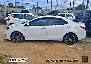 piezas de TOYOTA COROLLA 2015 en JUNKER SOLUTION; recibido en DIC 25