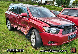 piezas de TOYOTA HIGHLANDER V6 2008 en JUNKER GARCIA; recibido en FEB 26