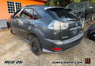 piezas de LEXUS RX 330 2004 en AIBONITO JUNKER; recibido en AGO 26