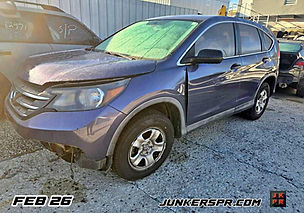 piezas de HONDA CRV 2014 en JUNKER PELLOT ; recibido en FEB 26