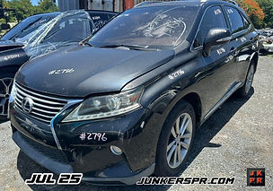 piezas de LEXUS RX 350 2014 en EURO JUNKER; recibido en JUL 25