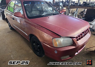 piezas de HYUNDAI BRIO 2001 en JUNKER PEREZ; recibido en SEP 25