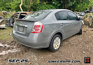 piezas de NISSAN SENTRA 2012 en Junker Kenny, Cabo Rojo; recibido en sep 2025