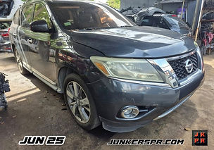 piezas de NISSAN PATHFINDER 2013 en JUNKER BAIROA; recibido en JUN 25