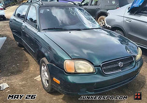 piezas de SUZUKI  BALENO 1.8L 2000 en JUNKER GARCIA; recibido en MAY 26