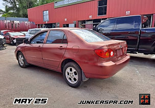 piezas de TOYOTA COROLLA 2004 en CIDRA BODY  & JUNKER; recibido en MAY 25