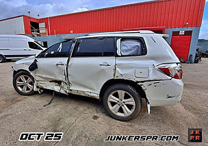 piezas de TOYOTA HIGHLANDER 2010 en CIDRA BODY  & JUNKER; recibido en OCT 25