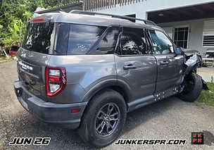 piezas de FORD BRONCO Sport 2021 en JUNKER TOSADO; recibido en JUN 26