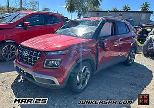 piezas de HYUNDAI VENUE 2022 en JUNKER KENNY CR; recibido en MAR 25
